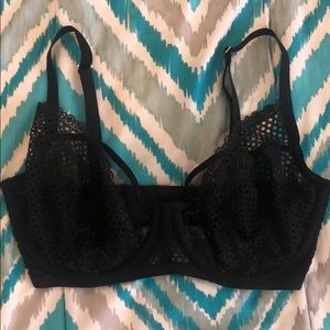 Lace underwire bra
